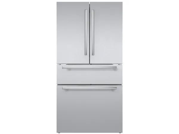 36-inch Freestanding Refrigerator Stainless Steel Masterpiece Handles