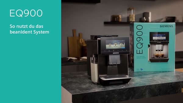 So nutzt du das beanIdent System an deinem Siemens Kaffeevollautomaten EQ900