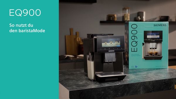 So nutzt du den baristaMode an deinem Siemens Kaffeevollautomaten EQ900