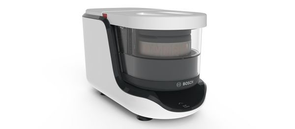 Bosch Mikroplastikfilter vor einem wei&szlig;en Hintergrund.