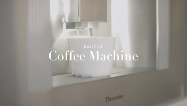 thermador luxury built in coffee machine video still