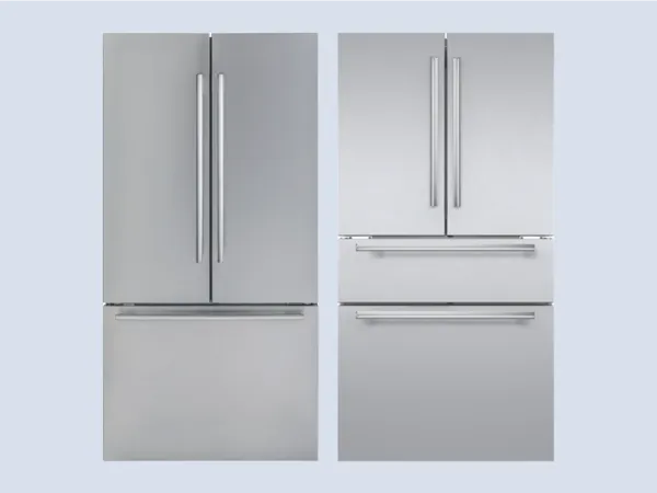 thermador high end refrigeration 4-door vs 3-door