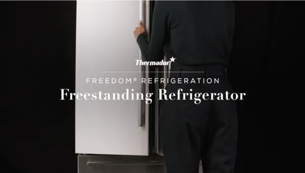 thermador high end freestanding refrigerator freedom video still