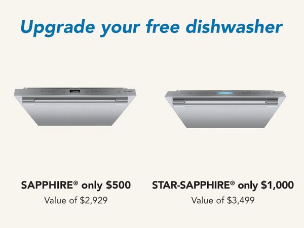 UPGRADE your Free Emerald® dishwasher