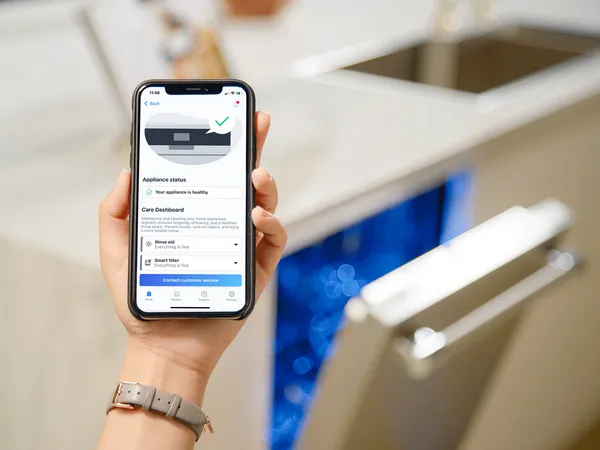 thermador smart dishwashers care dashboard