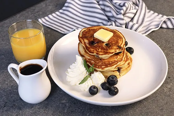 BlueBerry Ricotta Pancakes