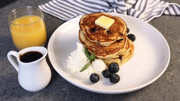 Blueberry Ricotta Pancakes