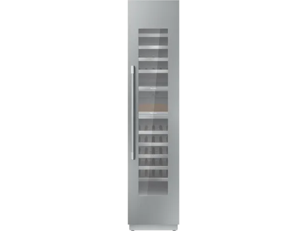 thermador glass door wine refrigerators 18 inch wine column