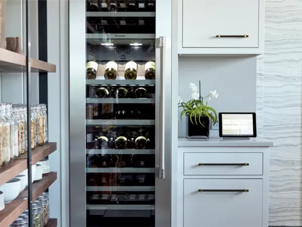 thermador glass door wine refrigerators 24 inch white cabinet pantry