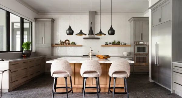 scandinavian simplicity full kitchen view