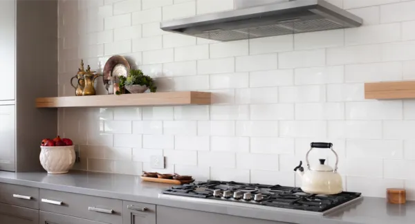 scandinavian simplicity gas cooktop ventilation view
