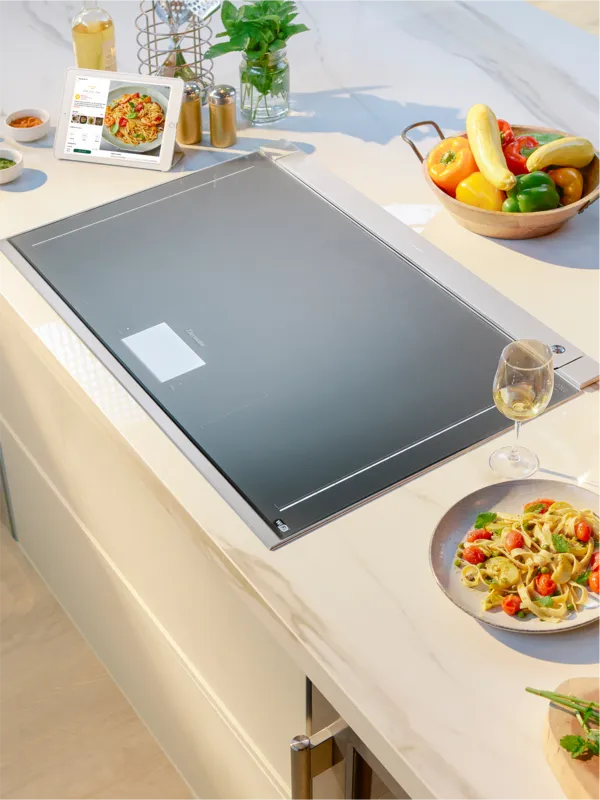 thermador smart kitchen cooking apps freedom induction pasta recipe