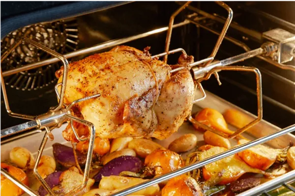 Rotisserie closeup