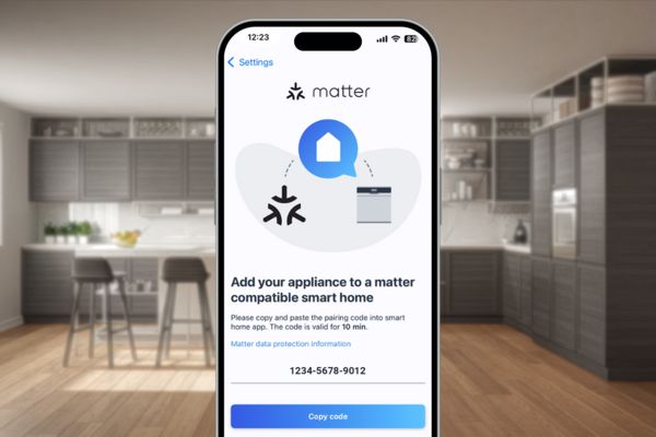 Matter Code Page Home Connect App