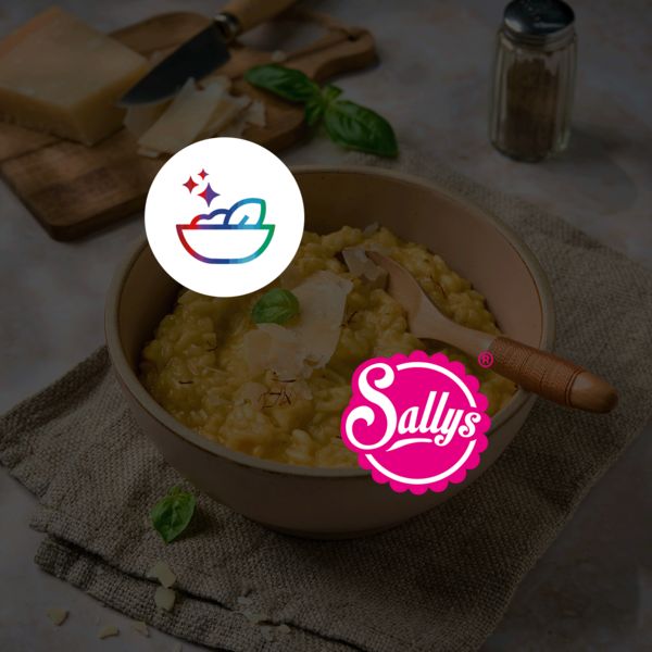 food and recipes teaser with logos