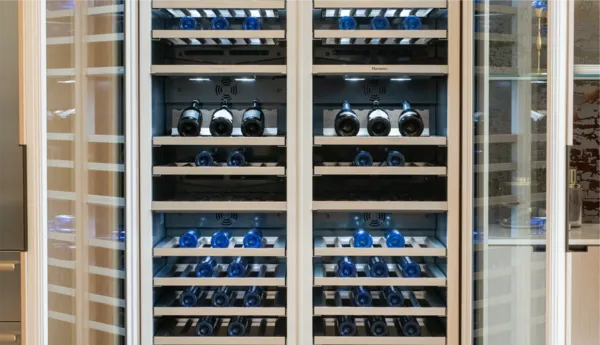 thermador showroom beverly hills wine columns open showcasing wine