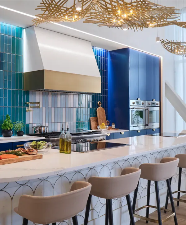 light oak kitchen wine column
