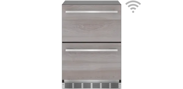 thermador under counter double drawer refrigerator