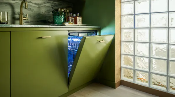 thermador kips bay new york decorator show house hundiford design studio green loft dishwasher