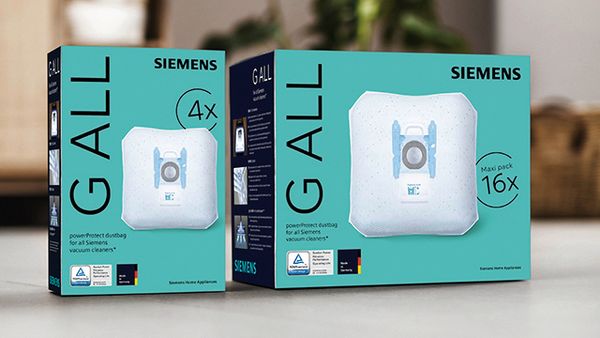 Siemens Staubsauger Zubehör auf einer Küchentheke