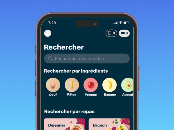 thermador cuisine intelligente applications cuisine écran application sidechef recherche recette