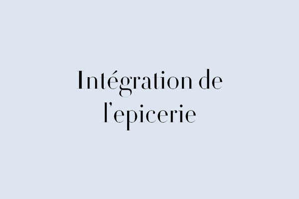 Intégration de la liste d'épicerie