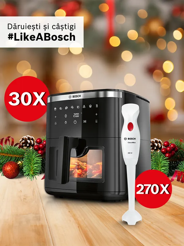 Premiile campaniei "Dăruiești și câștigi LikeABosch!"