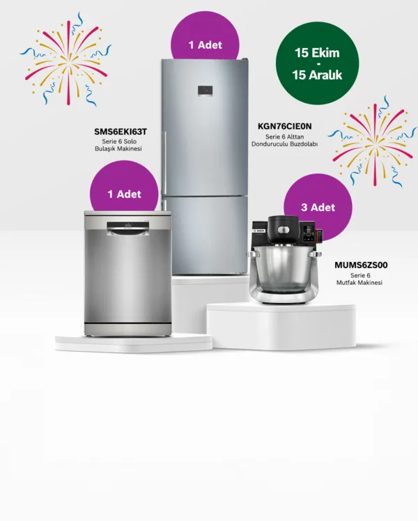 Çekilişle Bosch Ev Aleti Kazanma Fırsatı!