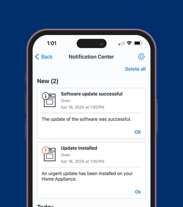 installing air fry software into wall oven