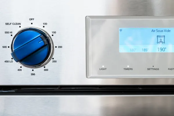 thermador air sous vide mode blue knob screen showcase