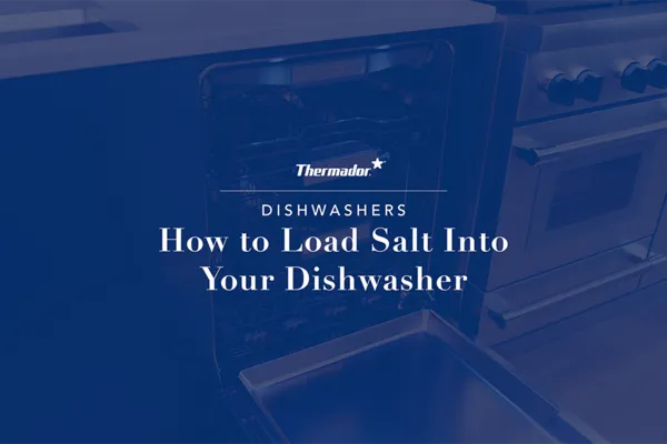 Loading salt in dishwasher