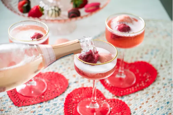 Champagne Sorbet FLoat