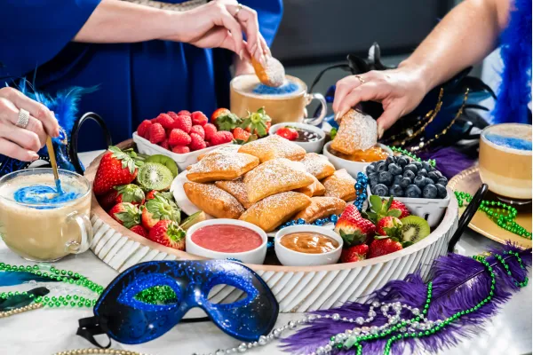 Thermador recipe by steam oven beignet board