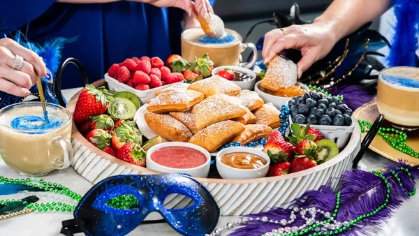 Thermador recipe by steam oven beignet board