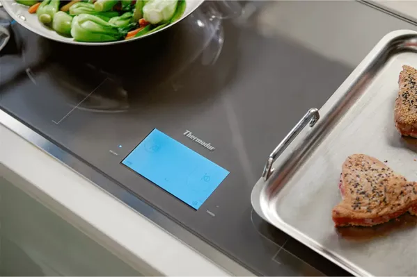 thermador induction cooktop freedom full color touchscreen