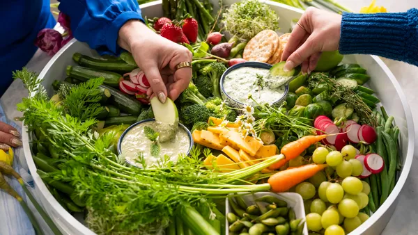 Green Goddes Dip and Board