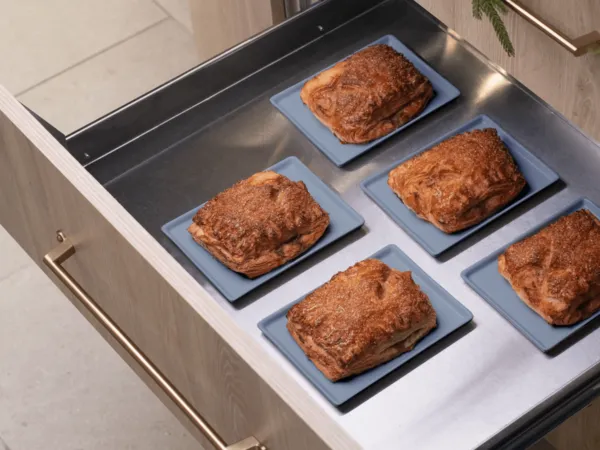 Thermador triple wall oven with warming drawer