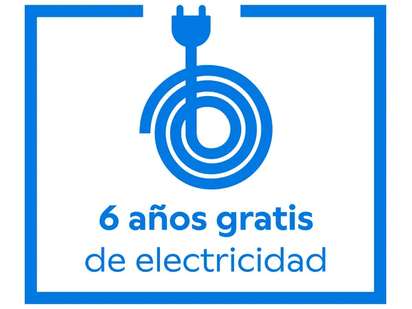 6 años gratis de electricidad