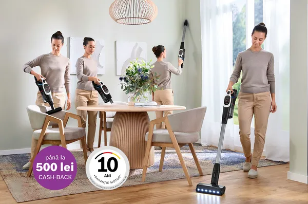Aspiratoare verticale versatile Unlimited | Bosch Electrocasnice