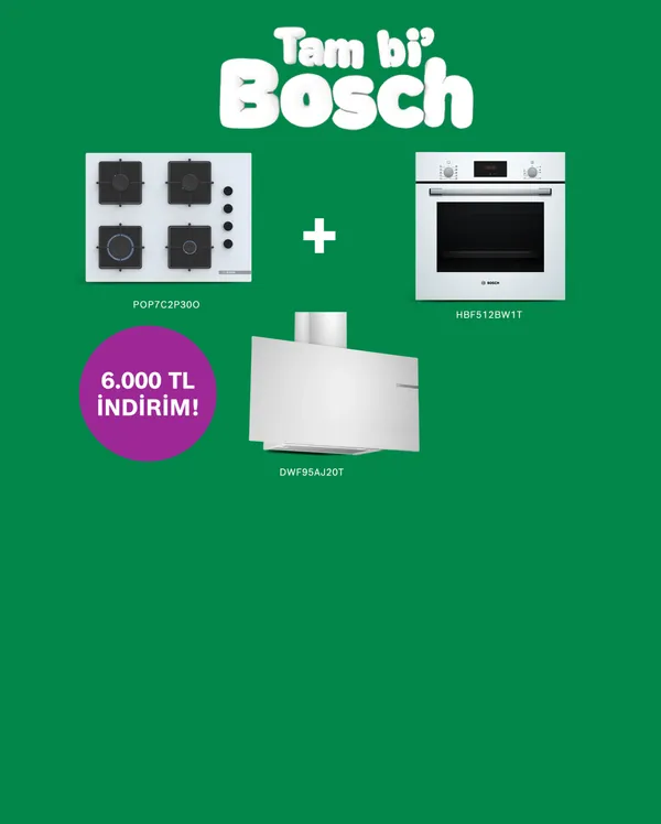 Seçili Ankastre Set Alımında 8.000 TL İndirim!