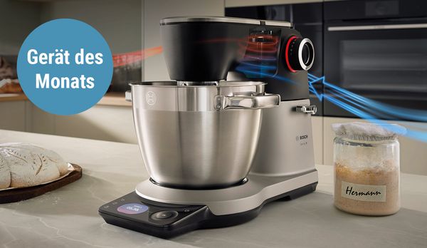 K&uuml;chenmaschine Serie 8 in moderner K&uuml;che.
