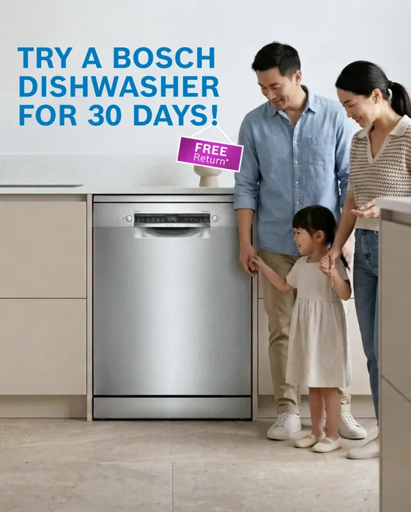 30 days Bosch dishwasher trial experience