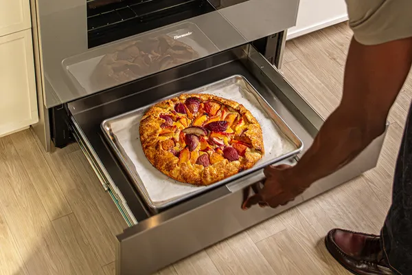 thermador induction ranges 30 inch masterpiece slide in induction range warming drawer