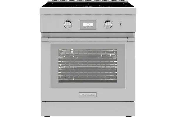 Thermador 36 inch induction range with measurements PRI36LBHU