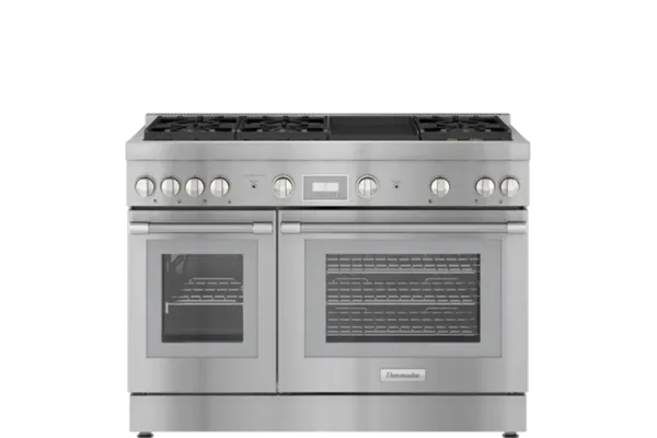 48 inch professional range dual fuel