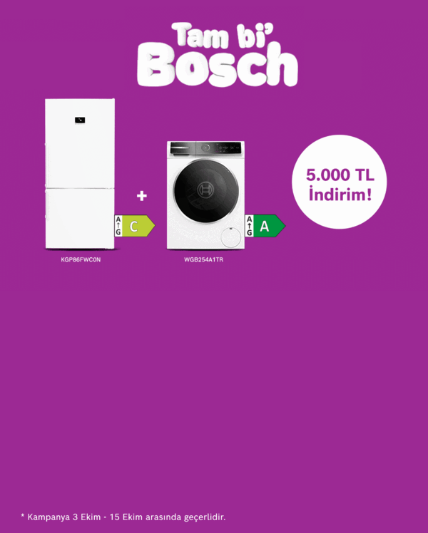2'li Beyaz Eşya Alımında 5.000 TL İndirim!