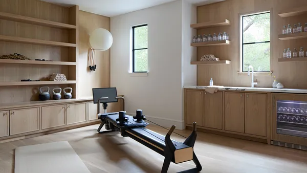 les jardiens private gym under counter refrigeration view