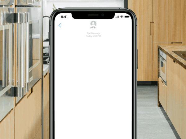 Text 4 Specs Gif on mobile device