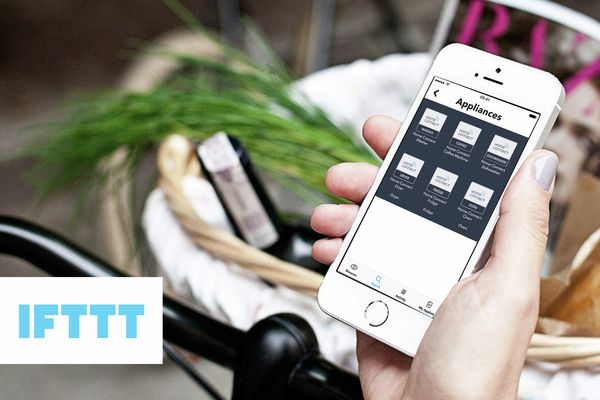Az IFTTT Home Connect partner a Home Connect alkalmazáshoz kapcsolva.