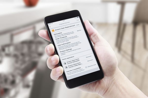 Volba tablet do myčky u služby Amazon pro myčku nádobí Home Connect s WiFi